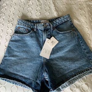 Zara mom shorts